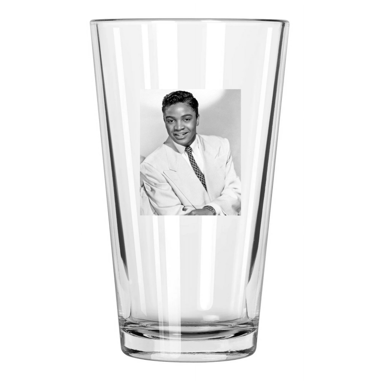 Blues And Soul Singer Jackie Wilson Photo R&B Soul Pint Beer Drinking Glass
