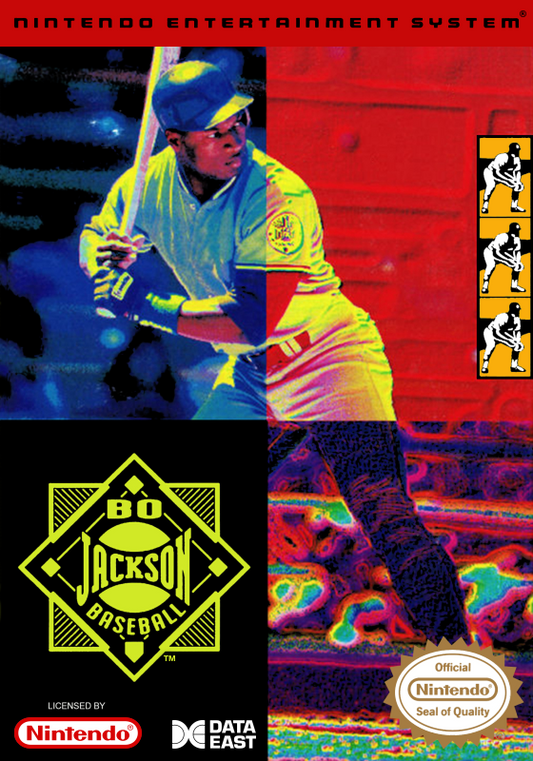Bo Jackson Baseball (Usa) Nes Print Poster
