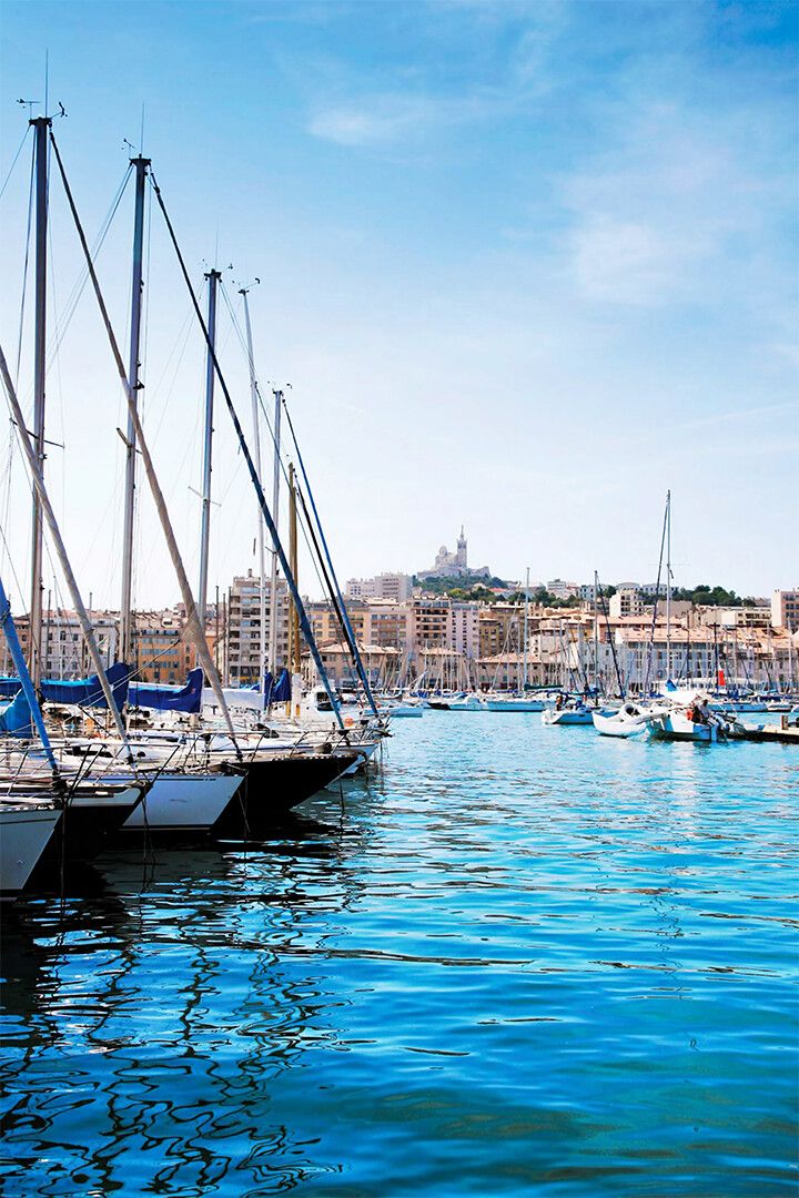 Boats In Old Harbor Of Marseille France Watercraft Jigsaw Puzzle