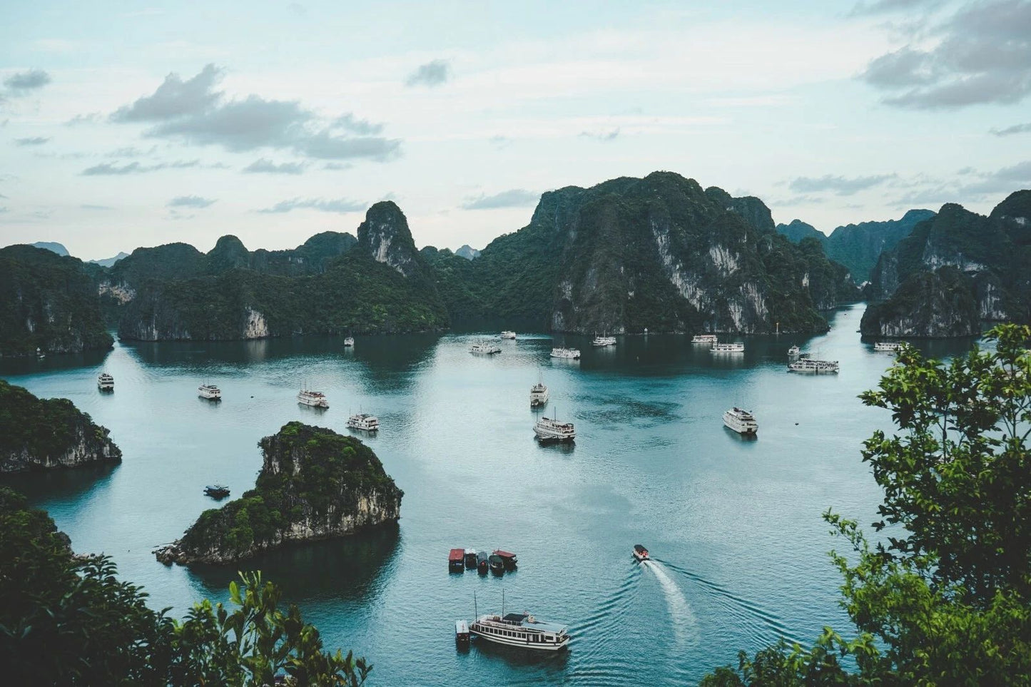 Boats In The River Ha Long Vietnam Asia Magnet Picture Magnet