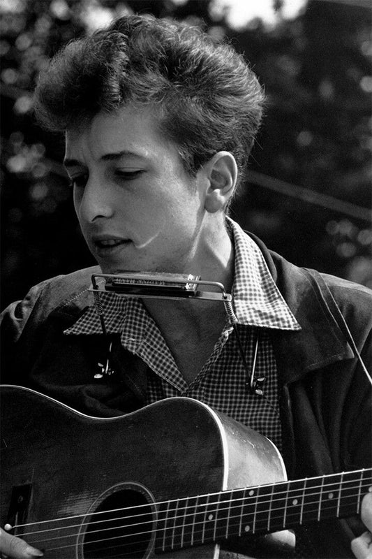 Bob Dylan 1965 Musician Songwriter Print Jigsaw Puzzle