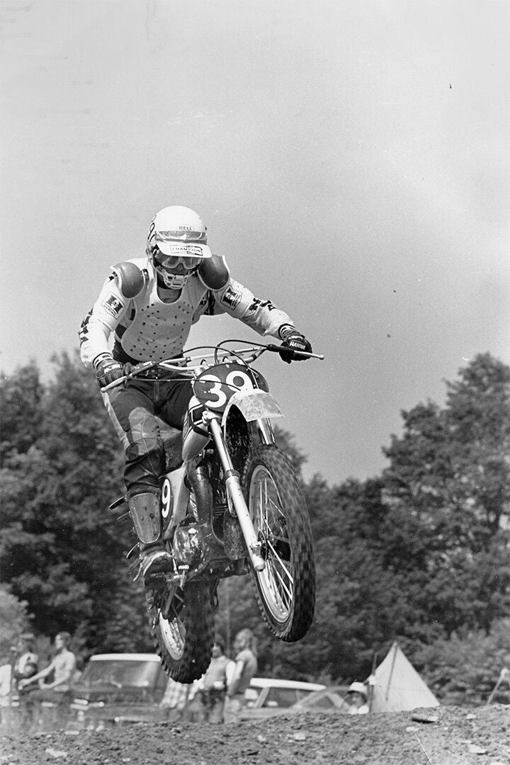 Bob Hannah Motorcycle Cross Country Driver Jigsaw Puzzle