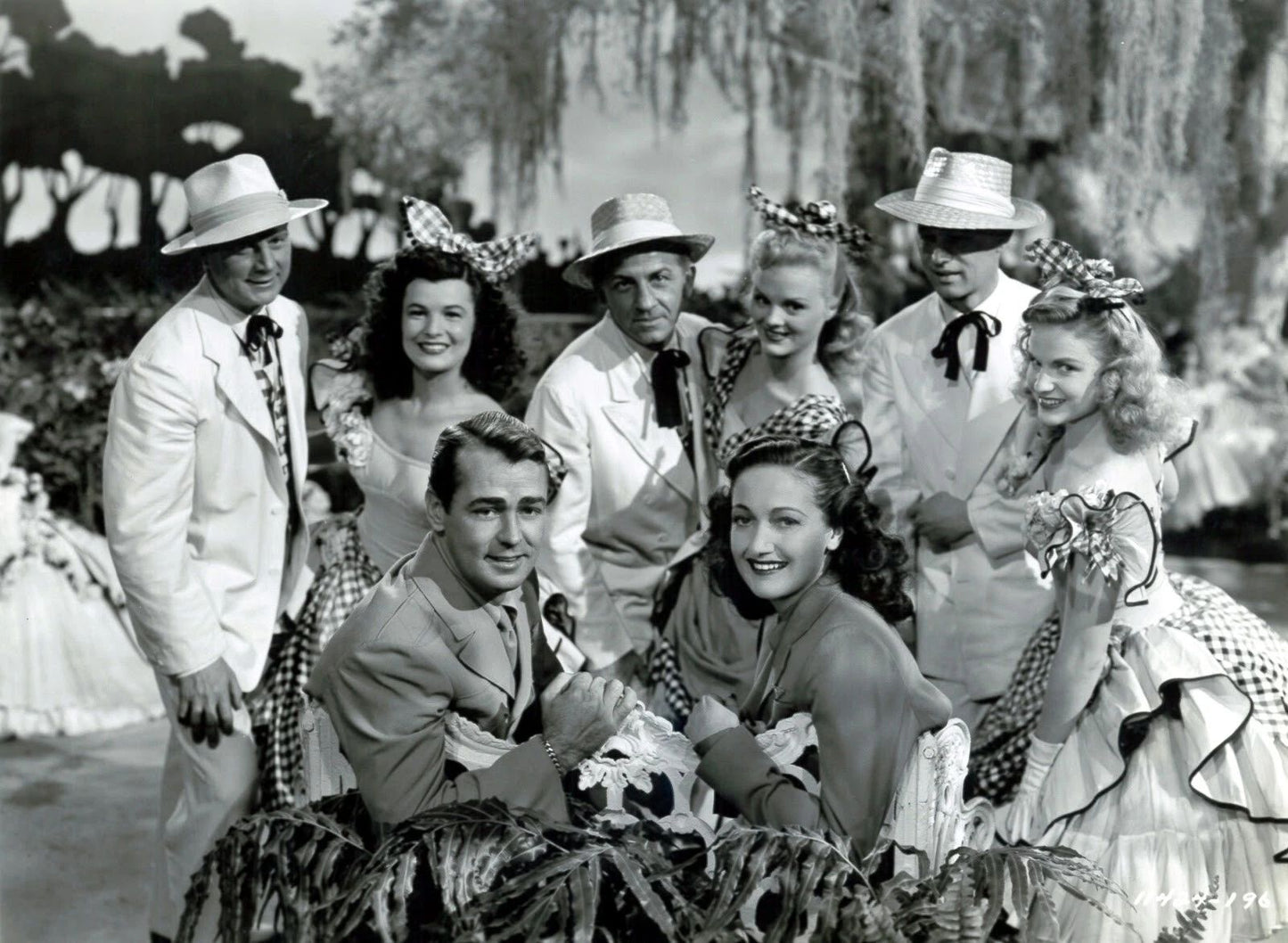 Bob Hope Bing Crosby & Cast Of 1947 Film Variety Girl Magnet Print