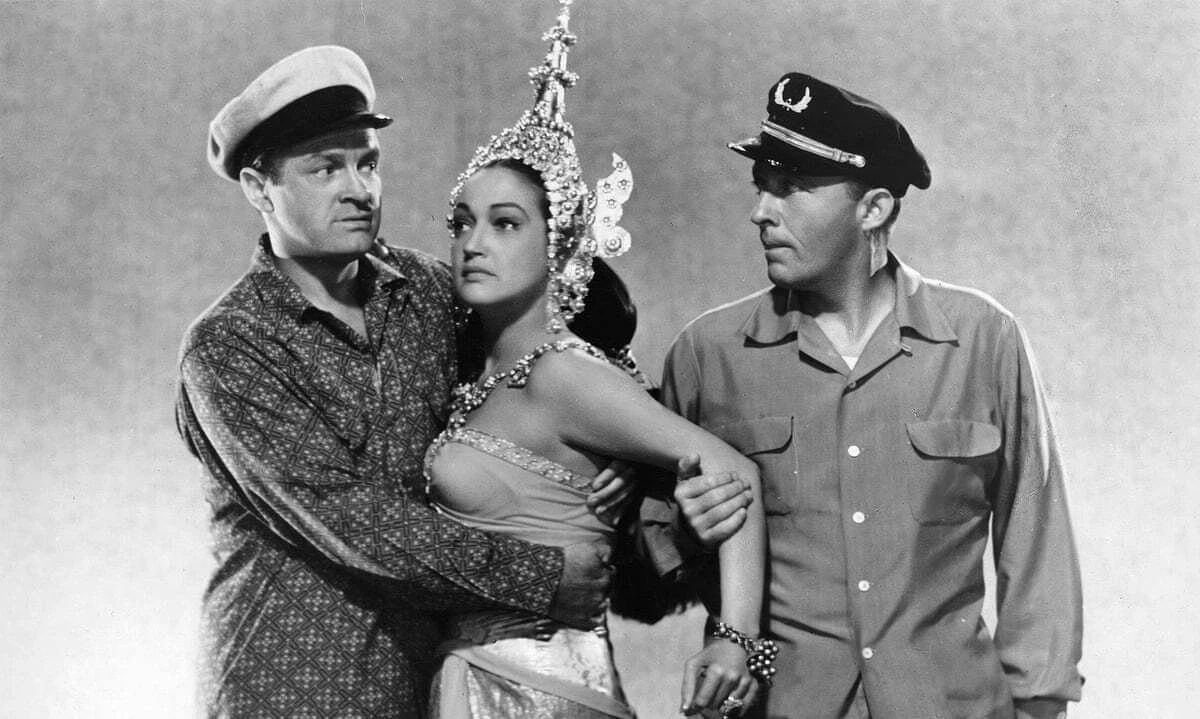 Bob Hope Bing Crosby Dorothy Lamour In Road To Bali Picture Magnet Print