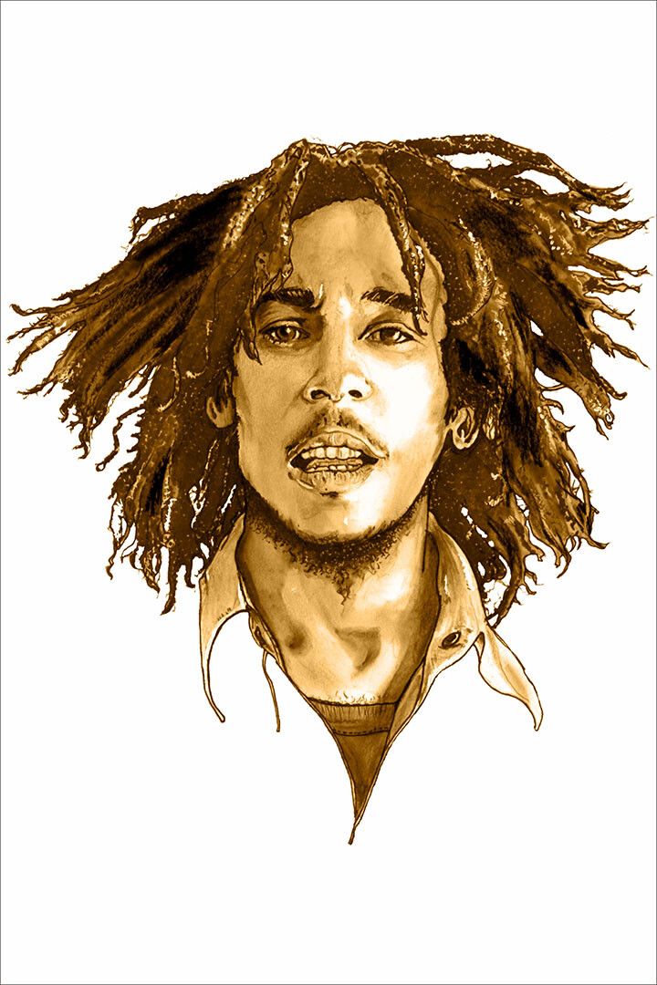 Bob Marley In Concert Reggae Music Painting Jigsaw Puzzle