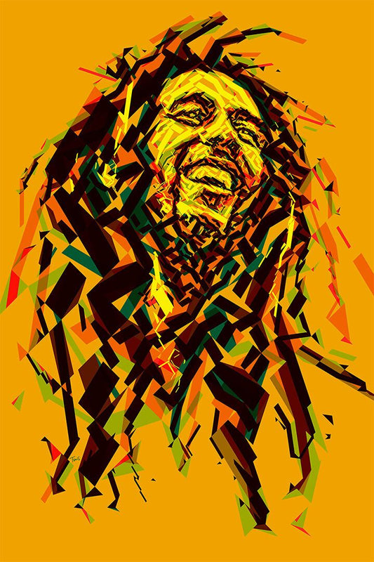 Bob Marley Natural Mystic Singer Reggae Painting Wall Home Decor Jigsaw Puzzle