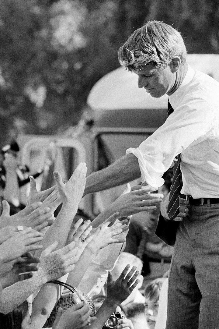 Bobby Kennedy On Presidential Campaign Trail Jigsaw Puzzle