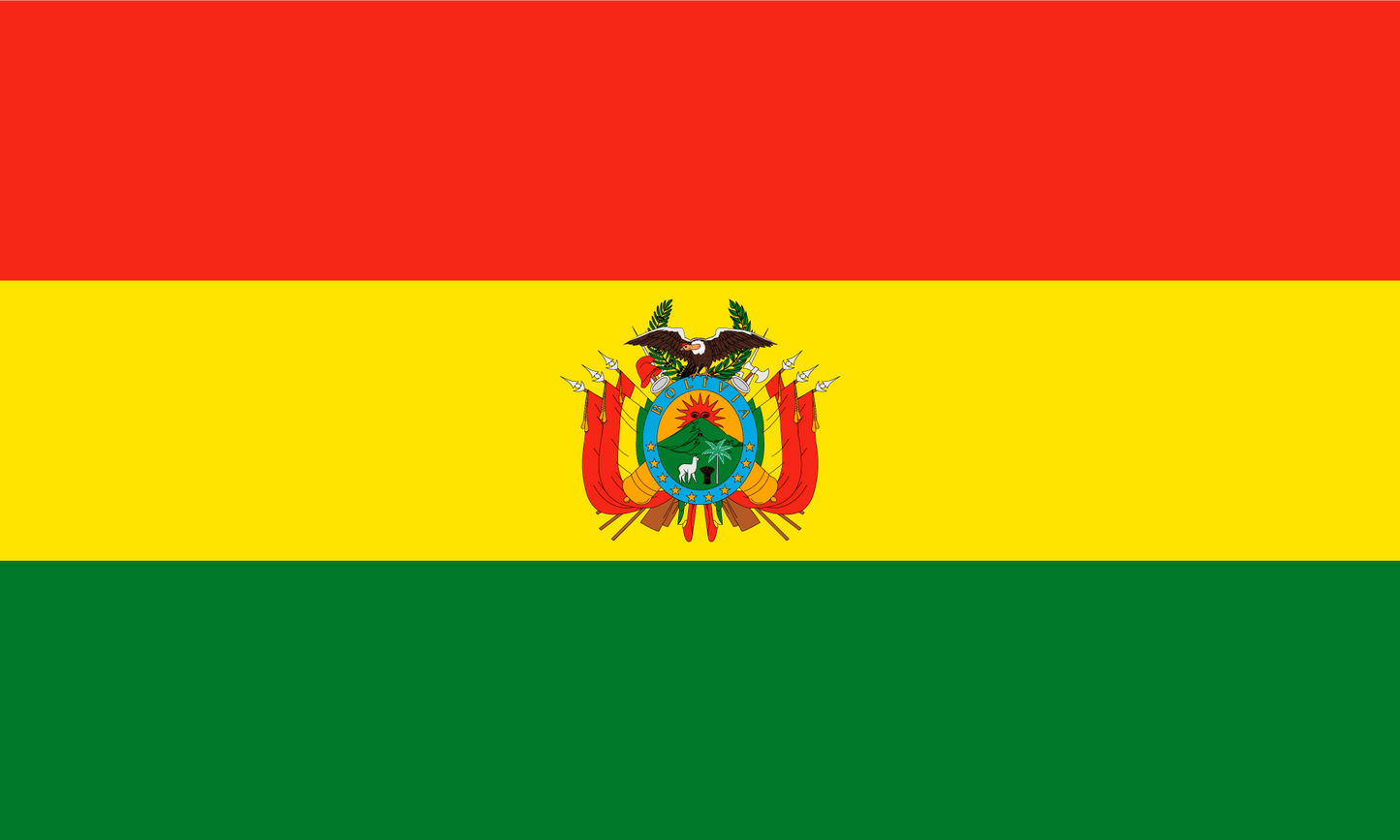 Bolivia Flag Print Poster