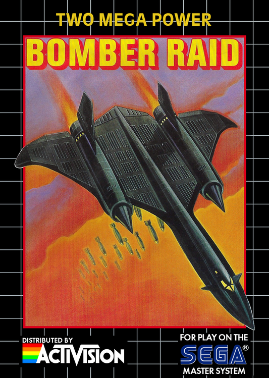 Bomber Raid(1) Sega Master System Print Poster