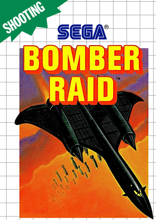 Bomber Raid Sega Master System Print Poster
