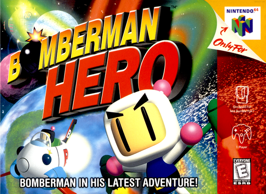 Bomberman Hero N64 Print Poster