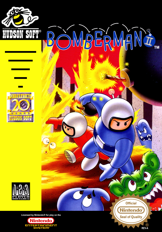 Bomberman Ii (Usa) Nes Print Poster