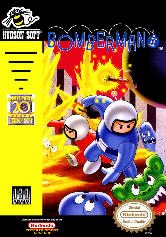 Bomberman Ii (Usa) Nes Print Poster