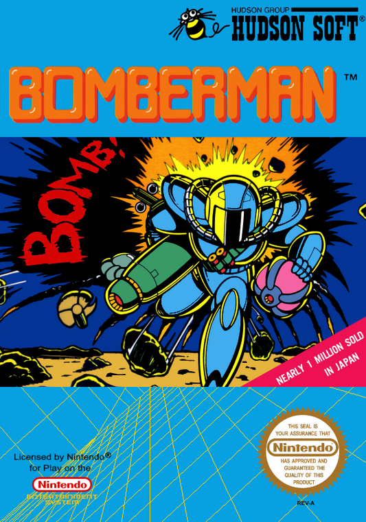 Bomberman (Usa) Nes Print Poster