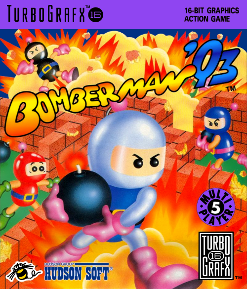 Bomberman 93 Turbografx 16 Print Poster