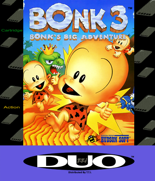 Bonk 3 Bonk S Big Adventure Turbografx 16 Print Poster