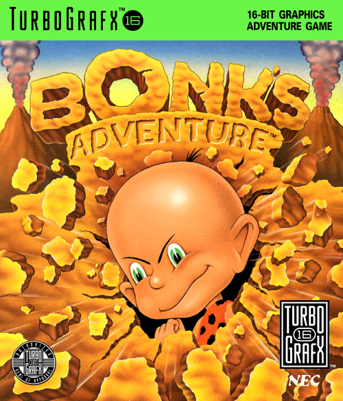 Bonk S Adventure Turbografx 16 Print Poster