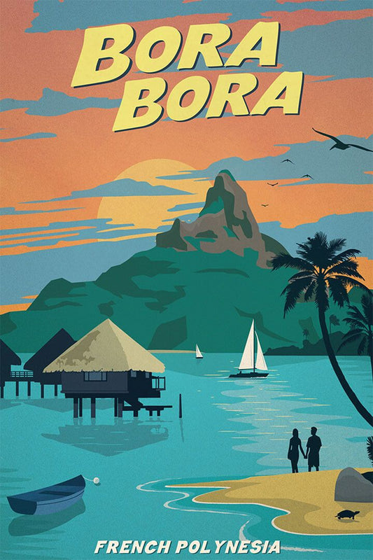 Bora Bora French Polynesia Landscape Travel Jigsaw Puzzle