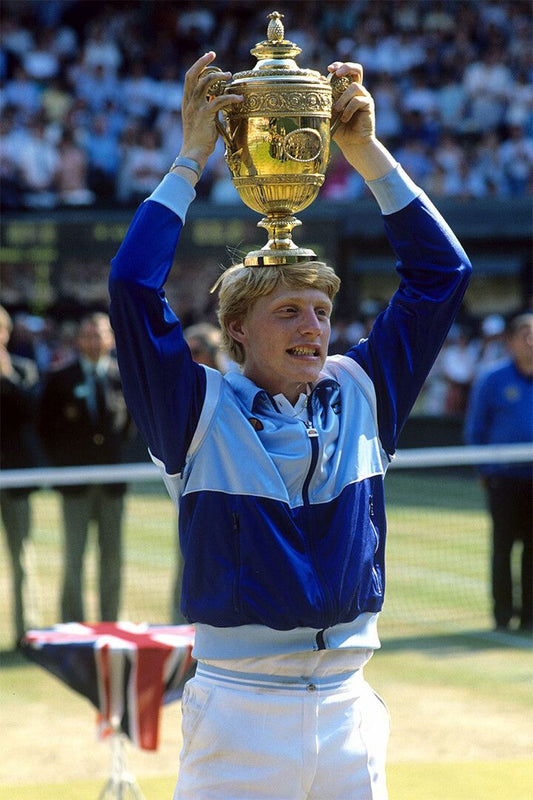 Boris Becker Celebrity Tennis Player Tennis Match Jigsaw Puzzle