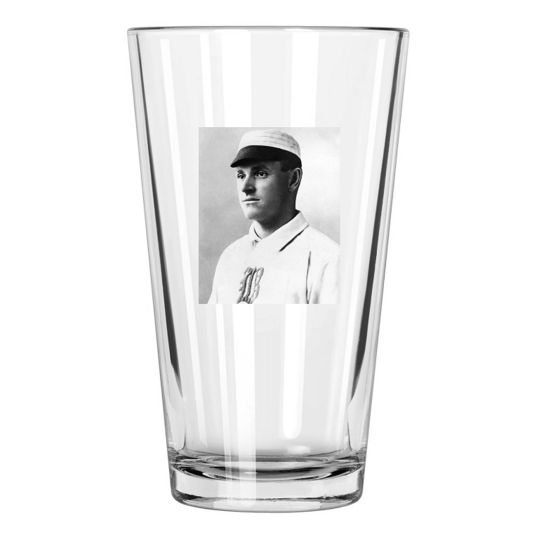 Boston Beaneaters William 'Billy' Hamilton Photo Hof 61 Pint Beer Drinking Glass