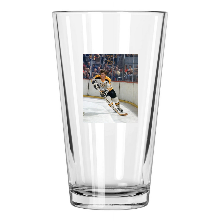 Boston Bruins Bobby Orr Photo Nhl Hockey Hof 79 Pint Beer Drinking Glass