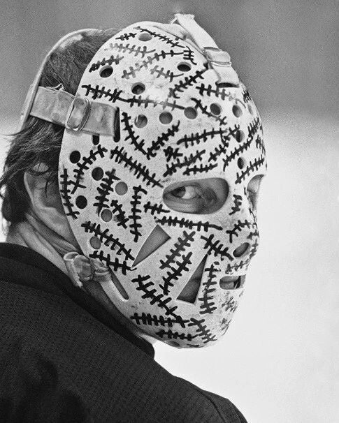 Boston Bruins Gerry Cheevers Glossy Keychain Print Goalie Mask Keychain Hof 85