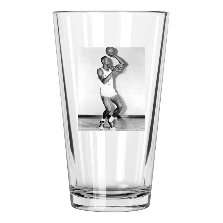 Boston Celtics Bill Russell Photo Nba Basketball Pint Beer Drinking Glass