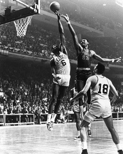 Boston Celtics Bill Russell Vs Philadelphia 76Ers Wilt Chamberlain Magnet