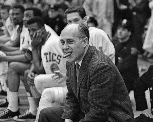 Boston Celtics Coach Red Auerbach Glossy Photo Basketball Print Hof 1968 1