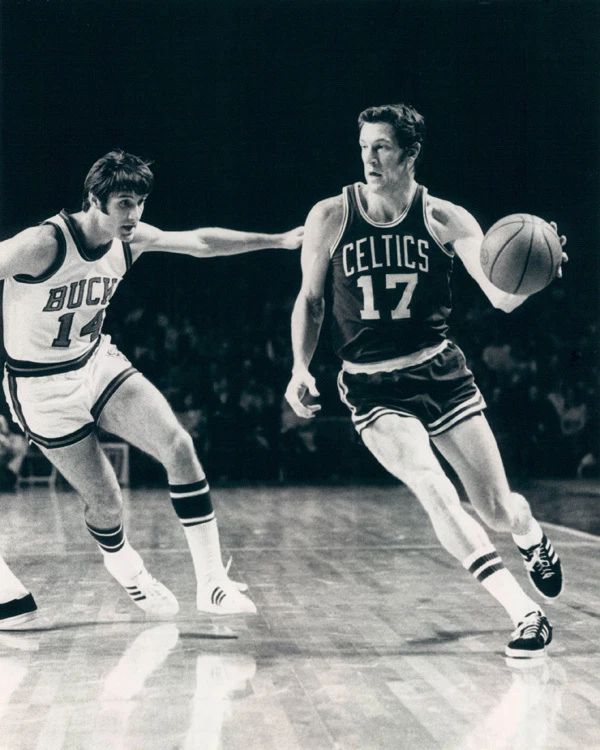 Boston Celtics John Havlicek Glossy Keychain Nba Basketball Keychain