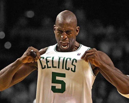 Boston Celtics Kevin Garnett Glossy Spotlight Magnet Basketball Print