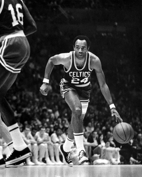 Boston Celtics Sam Jones Glossy Keychain Basketball Keychain Hof 84
