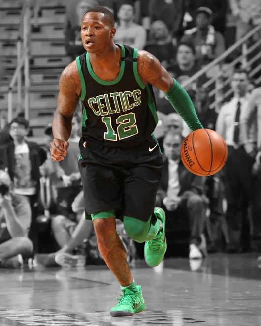 Boston Celtics Terry Rozier Glossy Photo Isiah Print Spotlight Poster