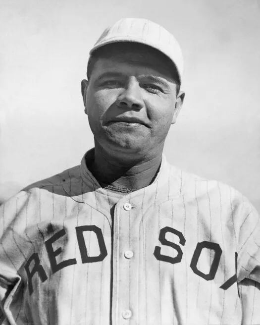 Boston Red Sox Babe Ruth 'Bambino' Glossy Glossy Photo Baseball Print