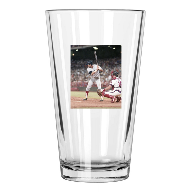 Boston Red Sox Carl Yastrzemski Photo Baseball Hof 89 1 Pint Beer Drinking Glass