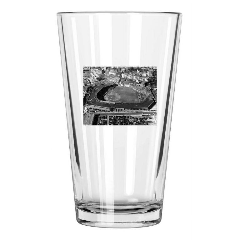 Boston Red Sox Fenway Park Photo Baseball Field 2 Pint Beer Drinking Glass