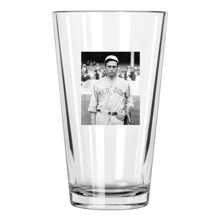Boston Red Sox Harry Hooper Photo Baseball Hof 71 3 Pint Beer Drinking Glass