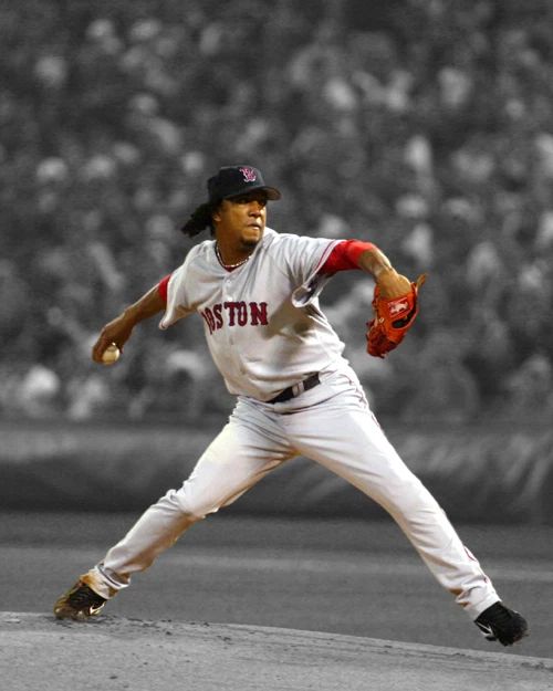 Boston Red Sox Pedro Martinez Glossy Magnet Print Spotlight Magnet Hof 2015