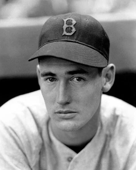 Boston Red Sox Ted Williams Glossy Photo Baseball Portrait Print Poster