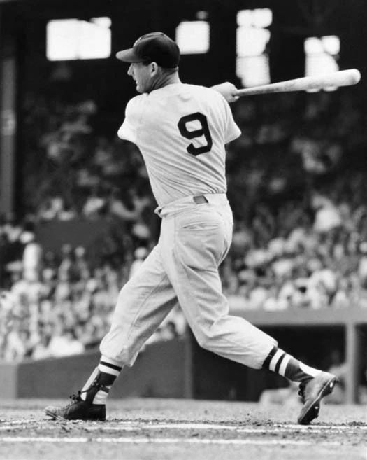 Boston Red Sox Ted Williams Glossy Photo Baseball Print Poster