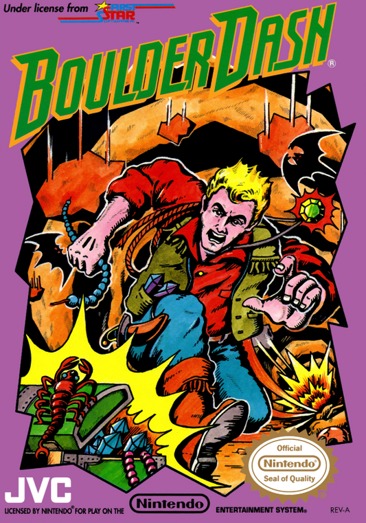 Boulder Dash (Usa) Nes Print Poster