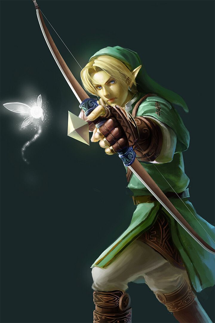 Bow And Arrow Legend Of Zelda Keychain Game Art Home Decor Keychain