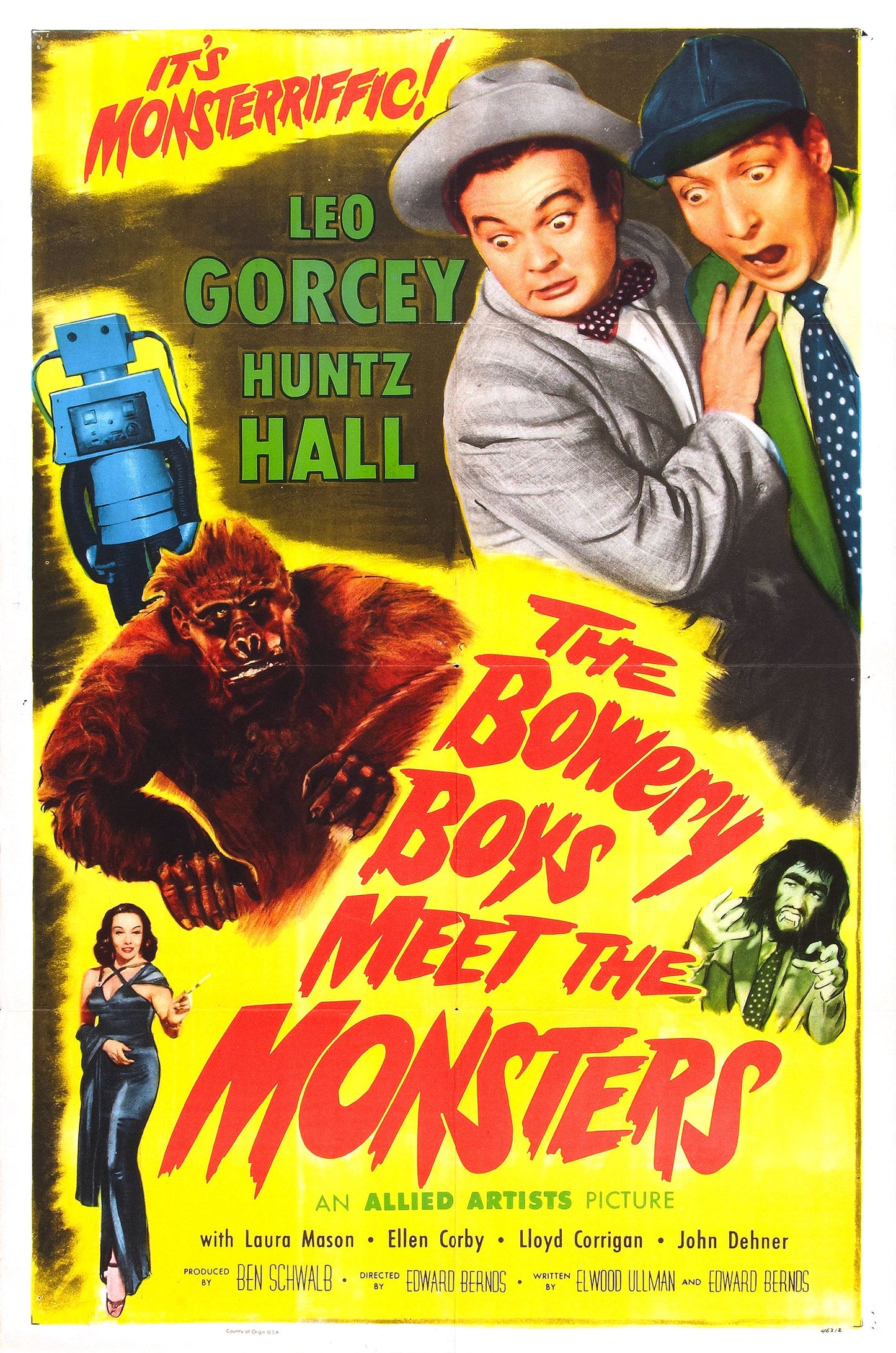 Bowery Boys Meet Monsters 01 Movie Magnet