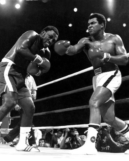 Boxers Muhammad Ali Vs Joe Frazier Glossy Photo Poster 'Thrilla In Manila'!