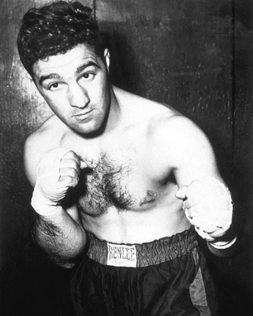 Boxing Champion Rocky Marciano Glossy Photo Print Heavyweight Poster