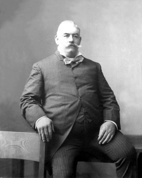 Boxing Heavyweight Champ John L Sullivan Glossy Keychain Boxing Print Portrait 1