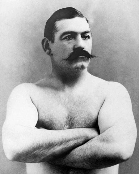 Boxing Heavyweight Champ John L Sullivan Glossy Magnet Boxing Print Portrait 2