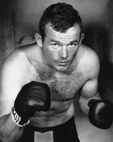 Boxing Heavyweight Ingemar Johansson Glossy Photo Boxer Print Portrait