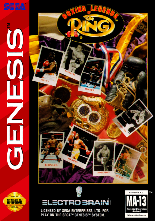 Boxing Legends Of The Ring (Usa) Genesis Print Poster