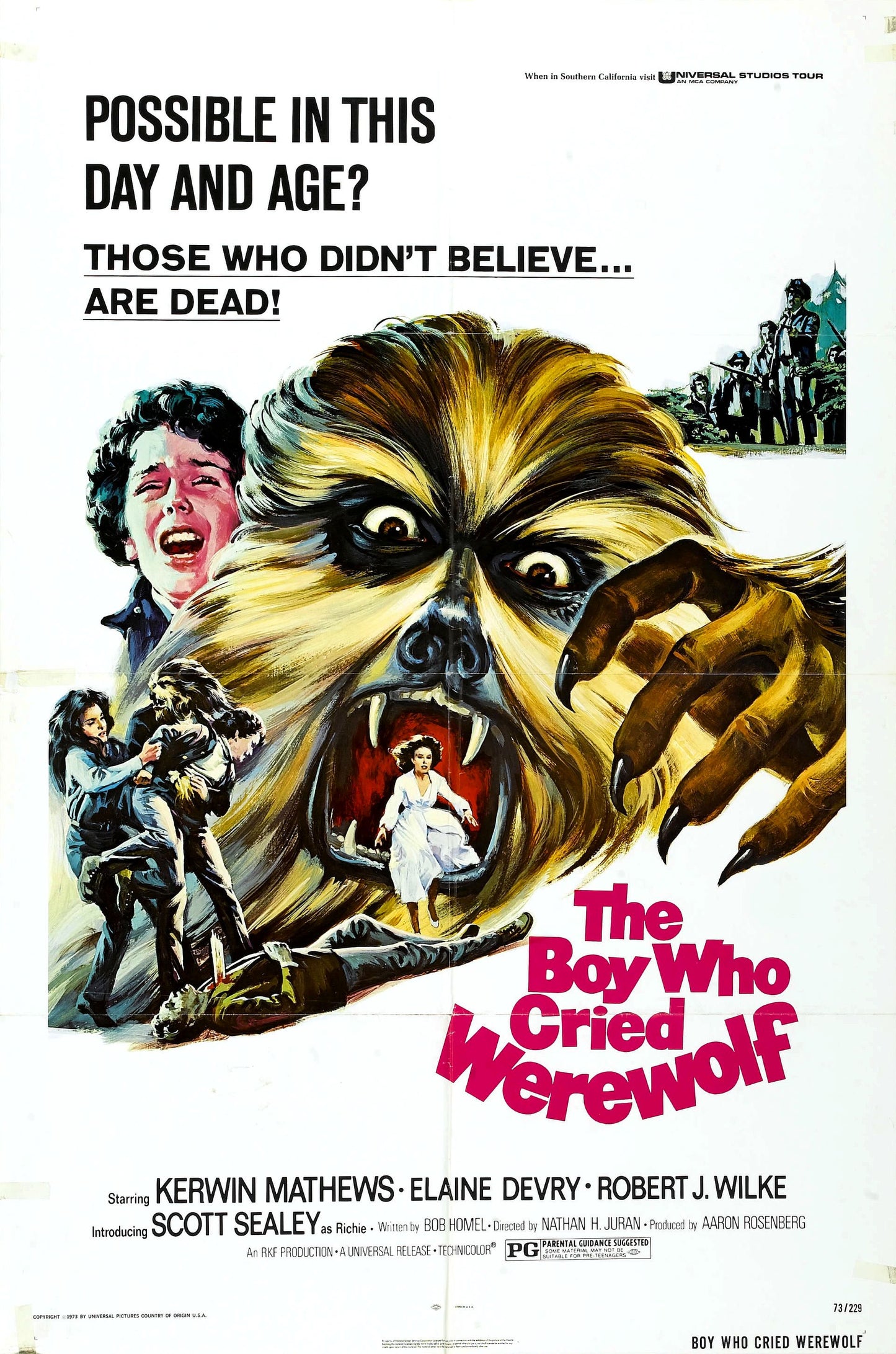 Boy Who Cried Werewolf 01 Movie Magnet